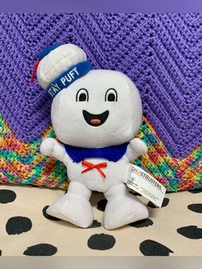 Ghostbusters Stay Puft Marshmallow Man Plush Stuffed Toy 8" Puff Puffed 2016